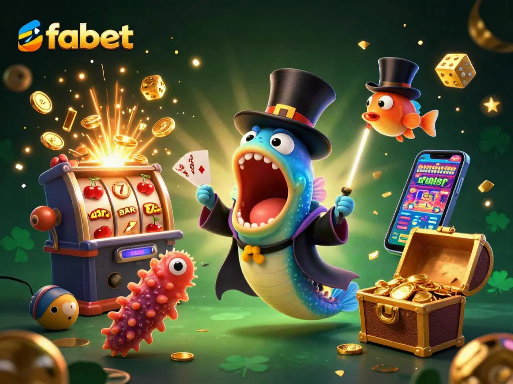 Join the fabet adventure with vibrant slot machine action and magical sea creatures.