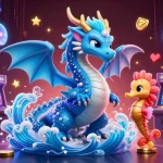 Experience thrilling m98 casino excitement with a vibrant 3D dragon and arcade gaming elements.