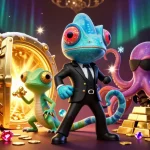 Experience QS88's vibrant casino thrills with our dynamic cartoon illustration featuring secret agents!