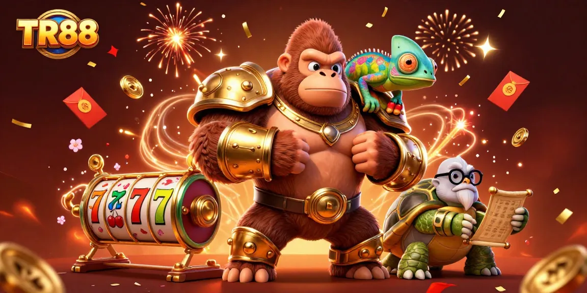 Experience thrilling gameplay at TR88 with vibrant characters, exciting slots, and dynamic elements.