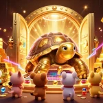 Experience exciting gaming at Sunwin with a golden tortoise pinball machine and treasure vault